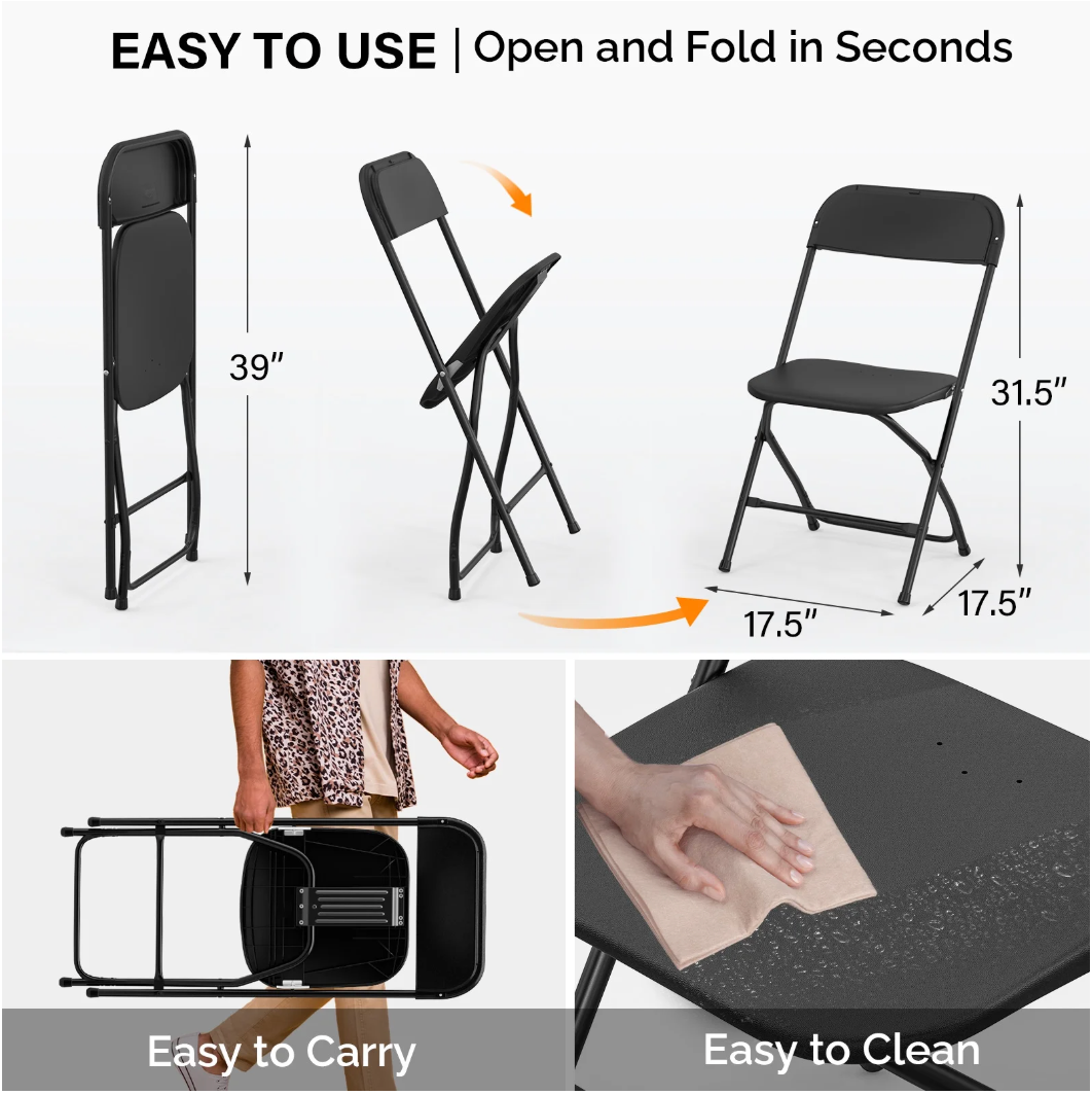 Black Chair Set (6)