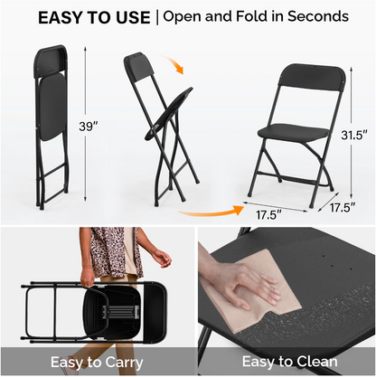 Black Chair Set (6)
